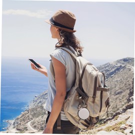 KONTONTY 2pcs Earphone Storage Case Decorative Headphone Organizer Zipper Portable Earbuds Carrying Box for Cables USB Drives and Chargers Design