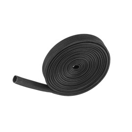 VekAuto Fiberglass Heat Wire Shield Sleeve Heat High Temp Shield Adjustable Heat Shield 10ft 12mm 1/2" Black for Car Wire Protection Auto Accessories
