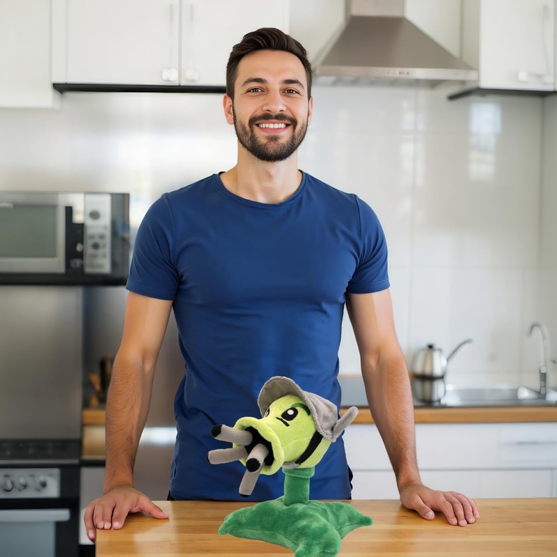 Dyharnsty Plants vs Zombies Plush,PVZ Toys Gatling Pea Plant Soft
