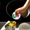 Reusable Kitchen Sponge - Flower Pattern Dish Sponges for Washing