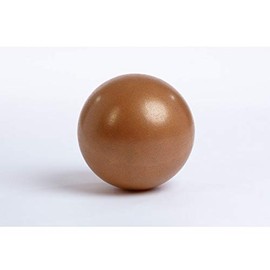 EcoWise 9" Inflatable Pilates Ball, Exercise Balls with Natural Coloring (Cocoa)
