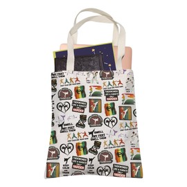 Taekwondo Lover Inspired Tote Bag Smell My Feet Smell Them Shopping Bag Black Belt Coach Teacher Gift Idea for Her (Smell My Feet Smell Them)