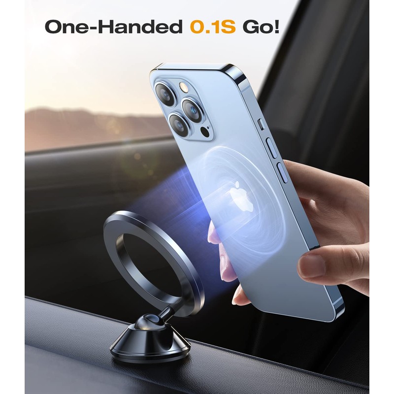VICSEED 2025 Upgrade for MagSafe Car Mount, [Military-Grade] [High &