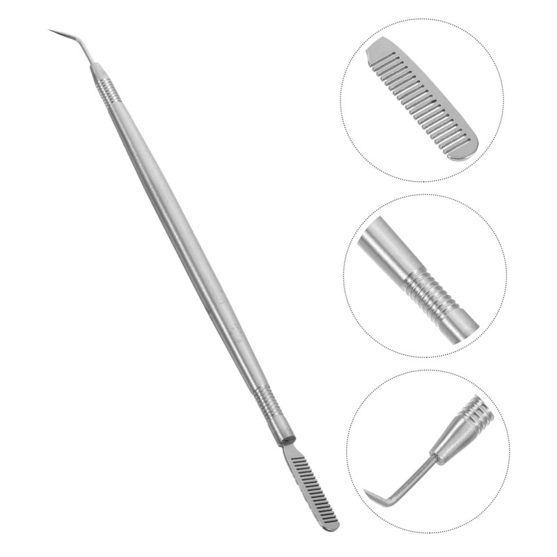 VICASKY 3pcs Stainless Steel Lash Separator Tool Comb for Eyelash