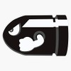 Bullet Bill Bumper Sticker Window Vinyl Decal 5 inch (KRIS-RETRO-STICKERS-2795)