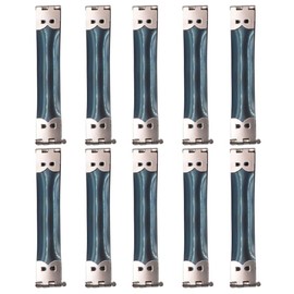 10 PCS Metal Internal Flex Frame 8cm Craft Bag Flex Frame Handbag Hinges Spring Clip for DIY Craft Purse Sewing Making