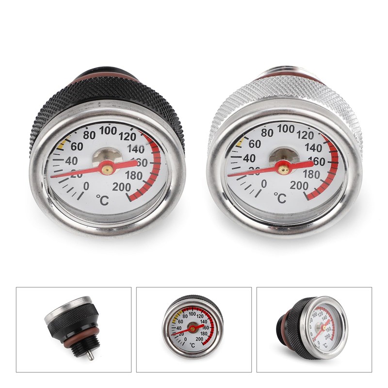DIIOOMIEEU M20x1.5 Oil Temp Temperature Gauge Filler Caps for Motorcycle
