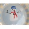 CRATE and BARREL WINTER SNOW PEOPLE DESSERT/SALAD PLATE Hartstone Pottery