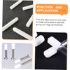 CIYODO 500pcs Round Rubber End Caps Lightweight Thread Protectors for
