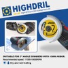 HIGHDRIL 3" 75mm Circular Saw Blade Set 4pcs - Diamond/HSS/Carbide