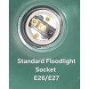 Yule Rite Outdoor Spotlight Flood Light Holder Floodlight Fixture with