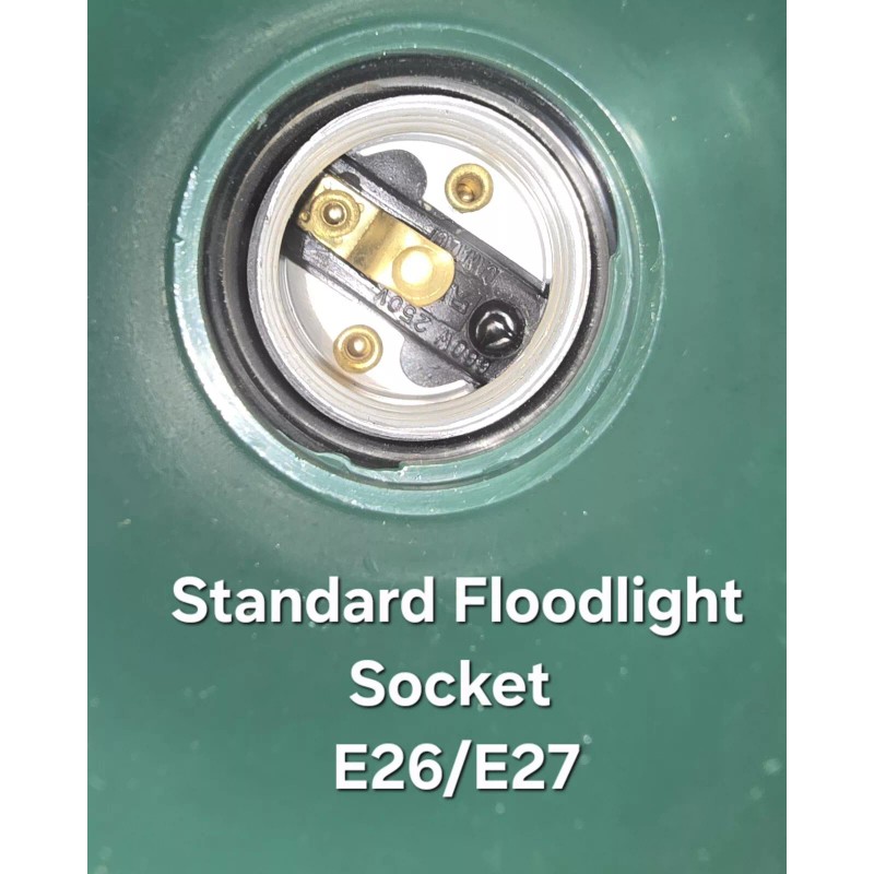 Yule Rite Outdoor Spotlight Flood Light Holder Floodlight Fixture with
