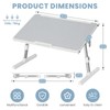Adjustable Lap Desk, Foldable Laptop Desk for Bed, X-Large Lap