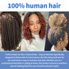 Pre-sretched Afro Kinkys Bulk Human Hair for Permanent Micro Locs/Twists/Braids/Repair