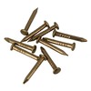 10 mm Round Head Brass Copper Furniture Miniature Nails Pack