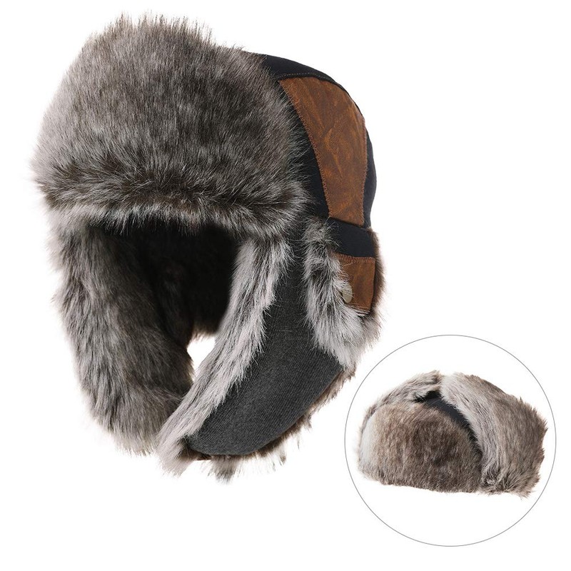 [TOP-EX] Pilot Cap, Flight Cap, Skiing, Thermal, Hat, Flight Cap,