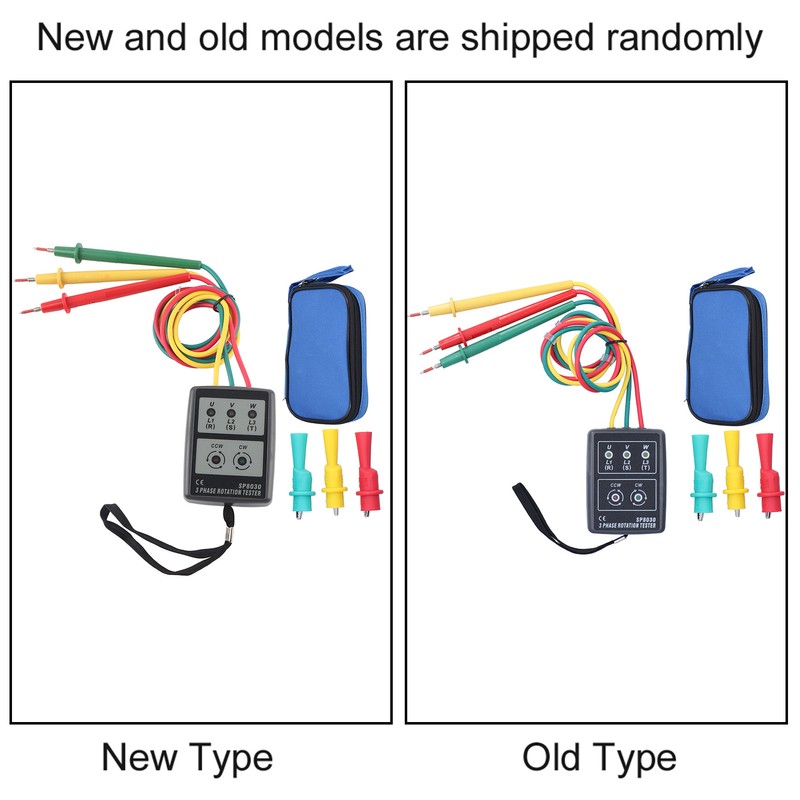 SP8030 3 Phase Rotation Meter High Accuracy Portable Industrial Phase
