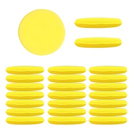 KVAEY 24PCS Car Foam Applicator Pads, 4 Inch Round Side Pressing Wax Applicator Foam Sponge, Ultra-Soft Auto Detail Hand Polishing Sponge Pad Cleaning Tool, Car Accessories