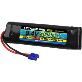 Common Sense RC Lectron Pro NiMh 8.4V (7-Cell) 5000mAh Flat Pack CMSN7-5000FE