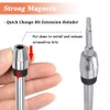 Mesee 12 Inch Extra Long Magnetic Bit Holder, 1/4 Inch