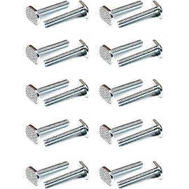 USA Made T-Slot Bolts 1/4”-20 Thread Size T-Bolts, 20 Pack (2")
