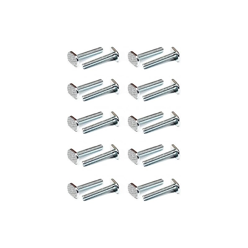 USA Made T-Slot Bolts 1/4”-20 Thread Size T-Bolts, 20 Pack