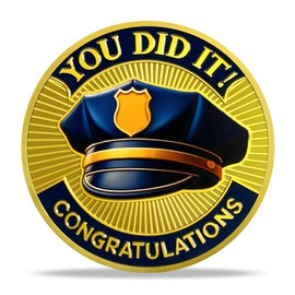 AtSKnSK Police Challenge Saint Michael Coin Graduation Gifts Gifts for Law Enforcement Officers St Michael Coin Military