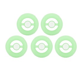 5PCS Rotating Spinning Round Grip Ring Tyre Shape Rotating Spinning Gyroscopic Grip Ring for Stress Relief Green