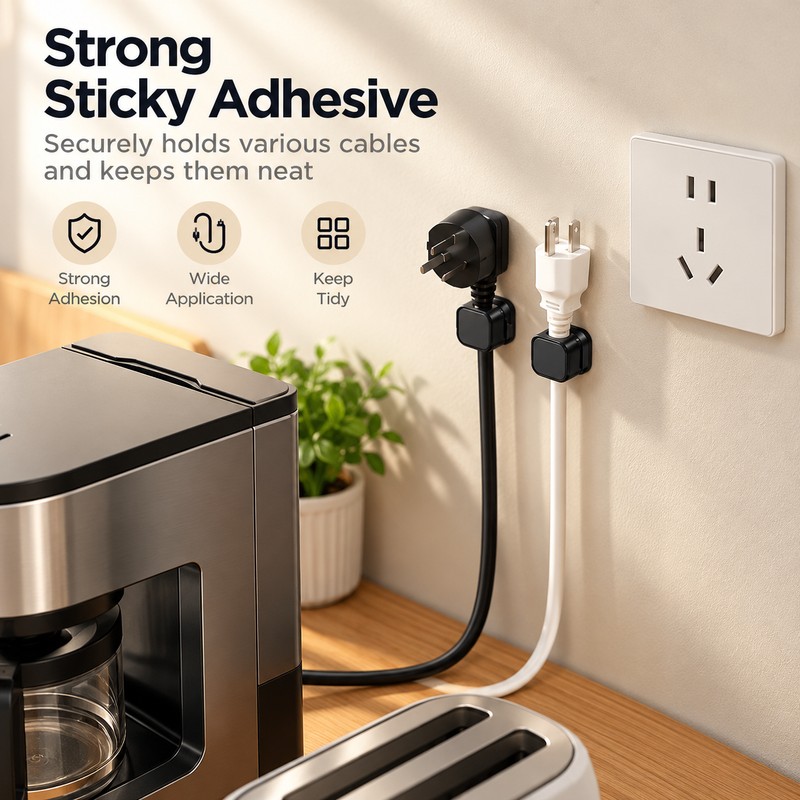 12-Pack Magnetic Cable Clips for Desk Organization – Keep Charging