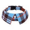 Faleela Cotton Plaid Shirt Style Dog Collar Soft Cute,Boy Dog