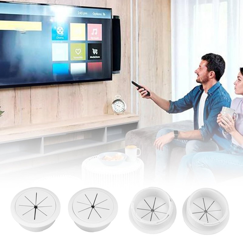 TV Wire Hider for Wall 2‑3/8in 60mm Hole Cord Hider