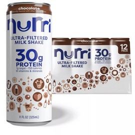 Nurri 30g Chocolate Ultra-Filtered Milkshake 11 fl. oz., 12 pk.