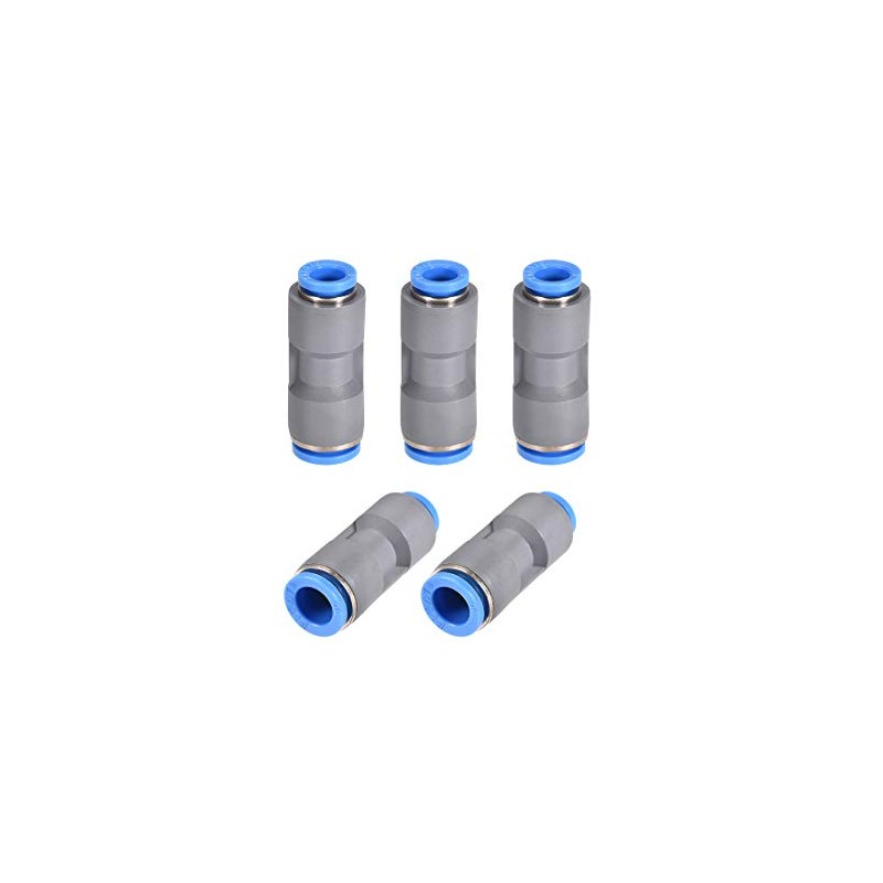 sourcing map Straight Push to Connector Reducer Fitting 10mm to