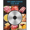 Meat Slicer Blade TOKASS 7.5'' Stainless Steel,Food Slicer Round Blade