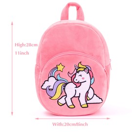 Lazada Toddler Backpack for Kids Unicorn Backpacks Cloud Pink for Age 3+