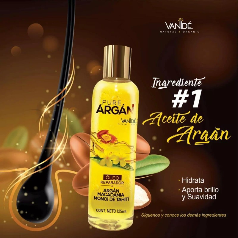 Vanidé Óleo Reparador Capilar Con Aceite De Argán / Puntas