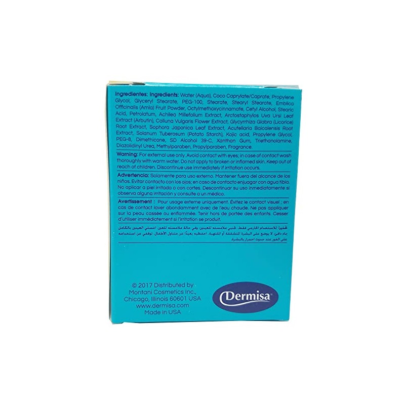 DERMISA CREMA ACLARANTE ACCION MAXIMA DE ILUMINACION 42GR 3 PIEZAS