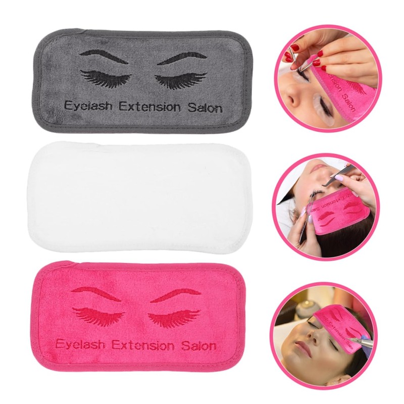 FOMIYES 12pcs Eyelash Extension Forehead Pads Soft Grafting Cushions for