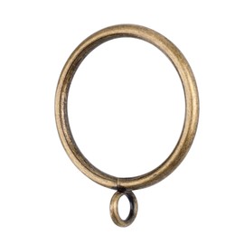 30 PCS Bronze Curtain Rings, 1.5 Inch Curtain Rings Metal Drapery Ring for Curtain Rods