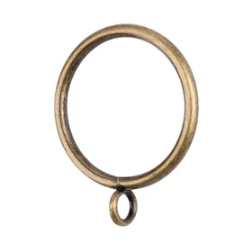 30 PCS Bronze Curtain Rings, 1.5 Inch Curtain Rings Metal Drapery Ring for Curtain Rods