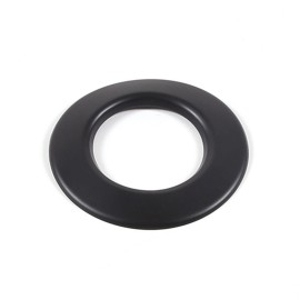 Carworld66 Fits For Corvette C6 2005-2013 Steering Wheel Emblem Bezel Matt Black ABS