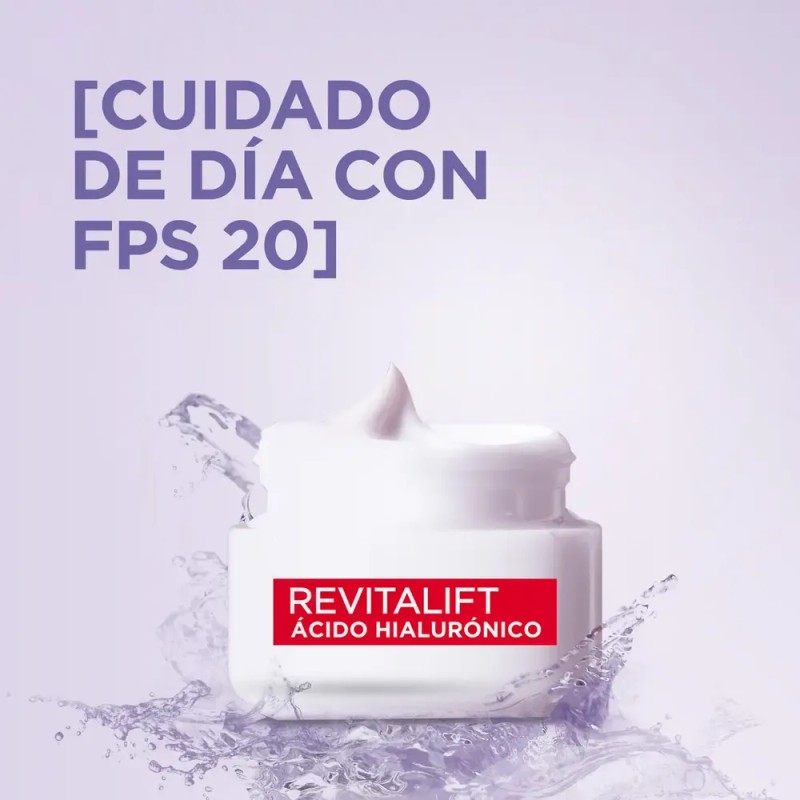 Kit L'oréal Paris Crema Día Y Crema Noche Ácido Hialurónico