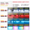 YSY Led Car DRL Daytime Running Lights Strip Waterproof 12V