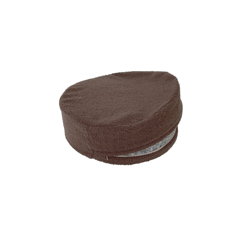 Gold Round Floor Cushion 40 High Resilience (Cover Only, Shirley