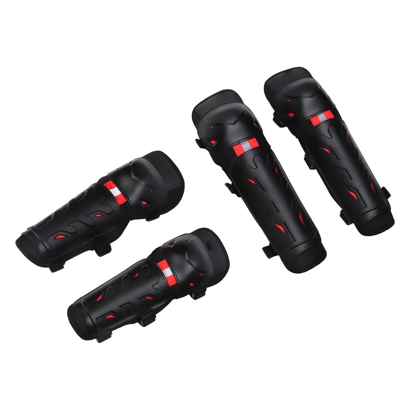 4PCS Knee Pads Elbow Pads Night Luminous Knee Protective Gear