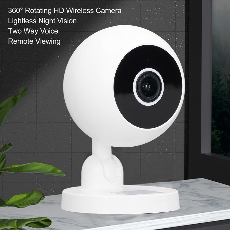 Wireless Home Security Camera WiFi Connection 360 Degree Rotation Infrared