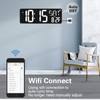 XREXS 16.5 in Large Display Wall Clock with Temperature/Date/Week, LED