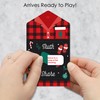 Big Dot of Happiness Christmas Pajamas - Holiday Plaid PJ