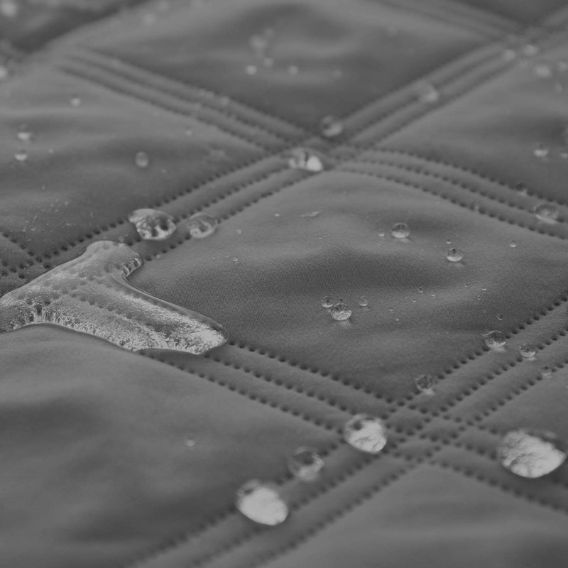 Ameritex Funda impermeable para cama para perro con parte trasera
