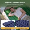 ROOSCAMP Ultralight Sleeping Pad with Pillow– Inflatable Camping Mat for